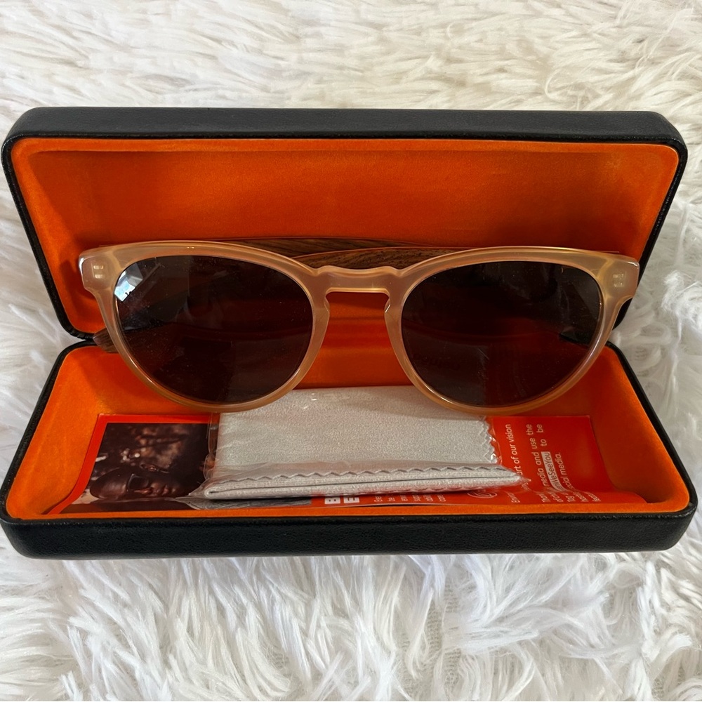 Nordstrom Bôhten Exstel Blanc 53mm Optical Glasses . New With Case . MSRP $250